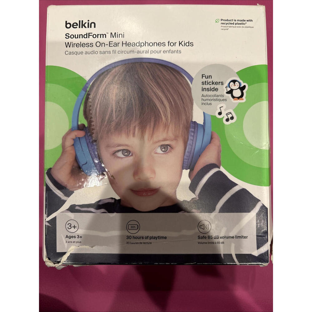 Belkin SoundForm Mini Headset Wireless Bluetooth (Blue) AUD001BTBL